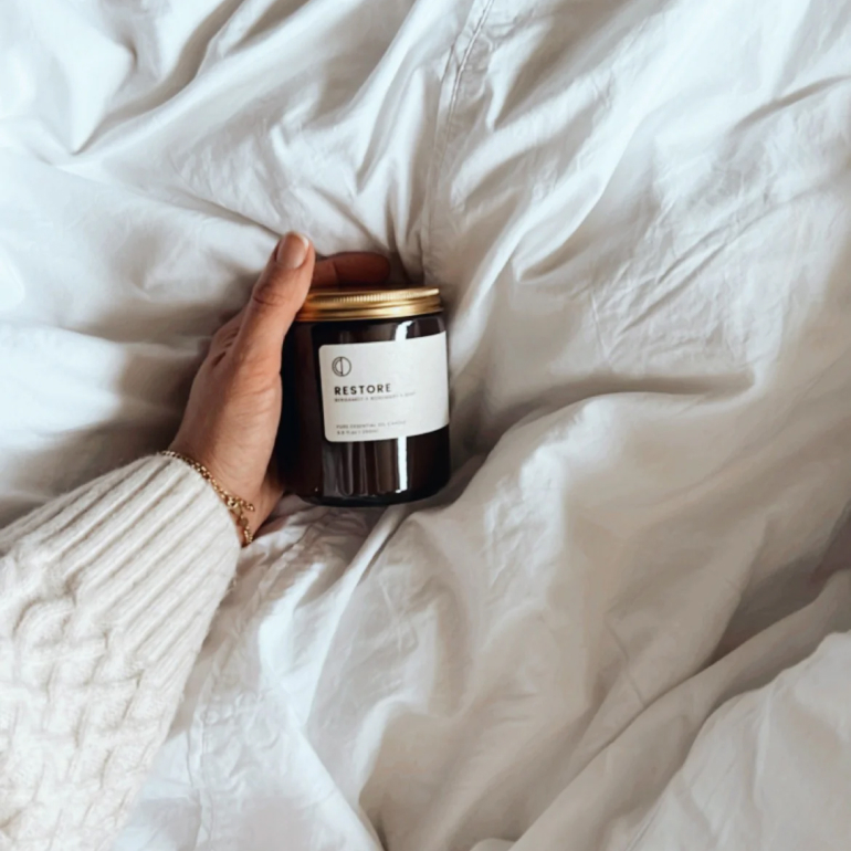 Octō - Restore Duftkerze | Bergamotte + Minze + Rosemarin